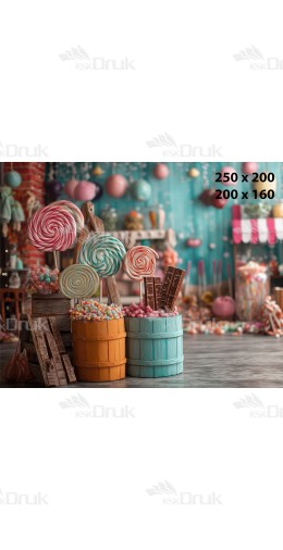 Tło fotograficzne Słodycze 3528